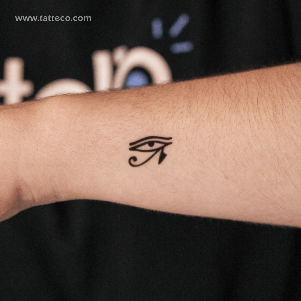 Eye of Ra Egyptian mythology semi-permanent tattoo