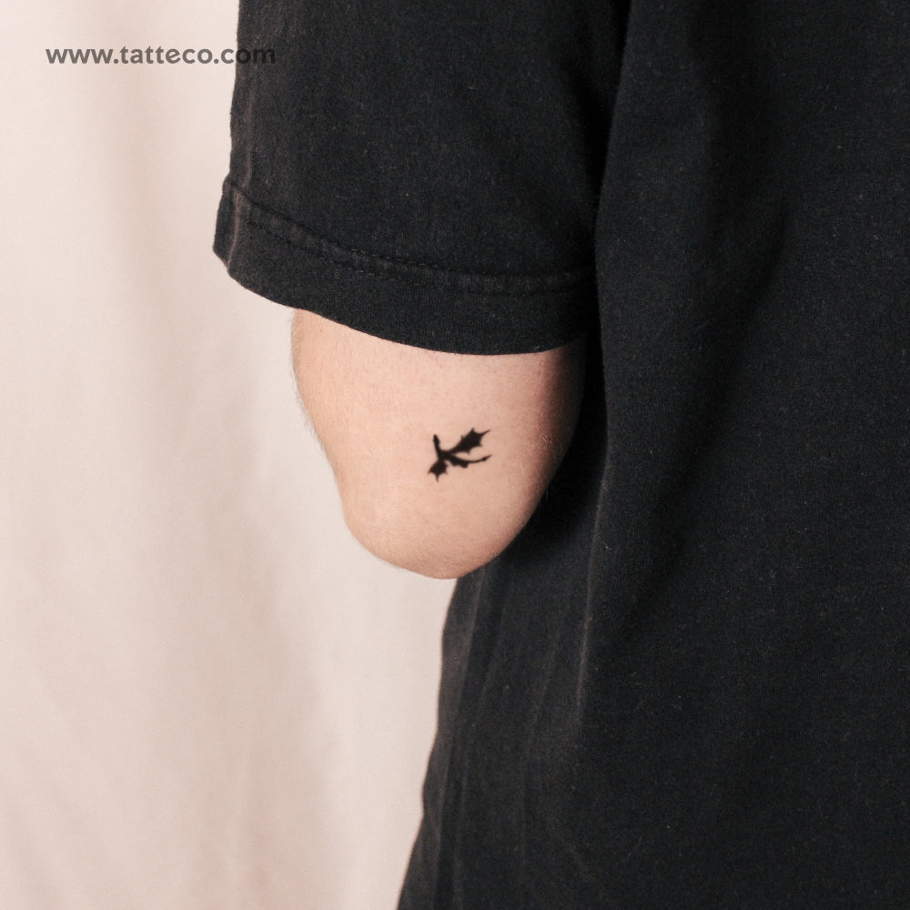 Tatuaje semipermanente de dragón Viserion (juego de 2)