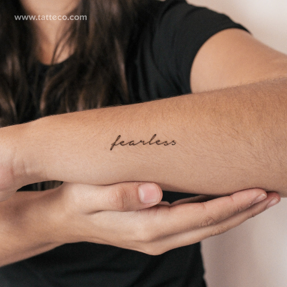 Fearless Semi-Permanent Tattoo - Set of 2