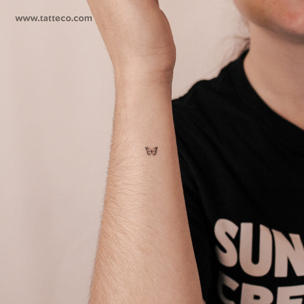 Tiny Tiger Butterfly Semi-Permanent Tattoo - Set of 2