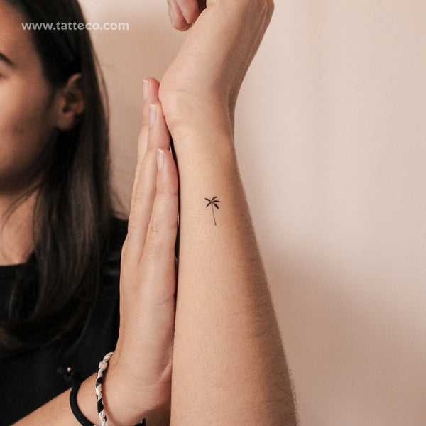 Coconut Tree Semi-Permanent Tattoo - Set of 2