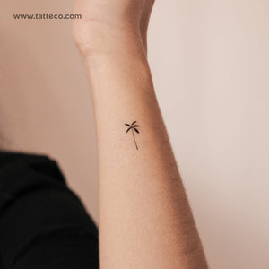 coconut palm tree tattoo Coconut Tree Semi-Permanent Tattoo