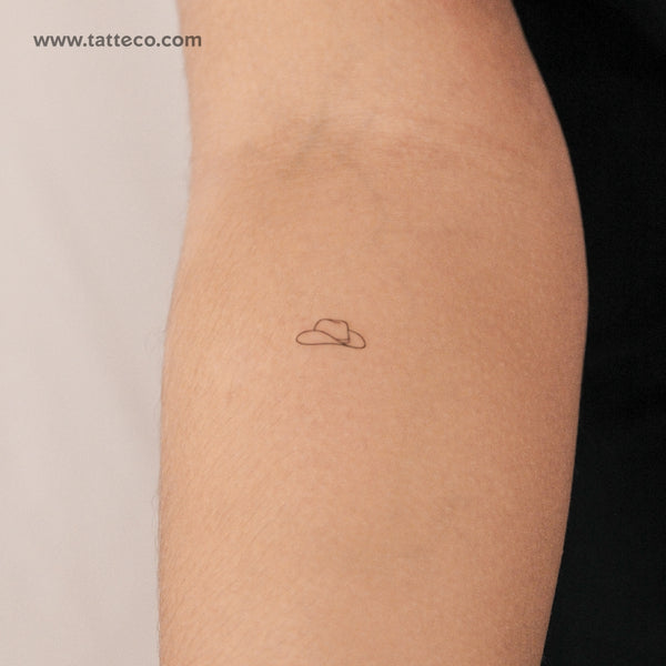 Cowboy Hat Semi-Permanent Tattoo - Set of 2