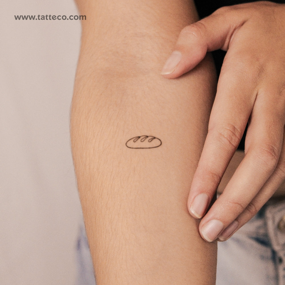 Baguette Semi-Permanent Tattoo - Set of 2