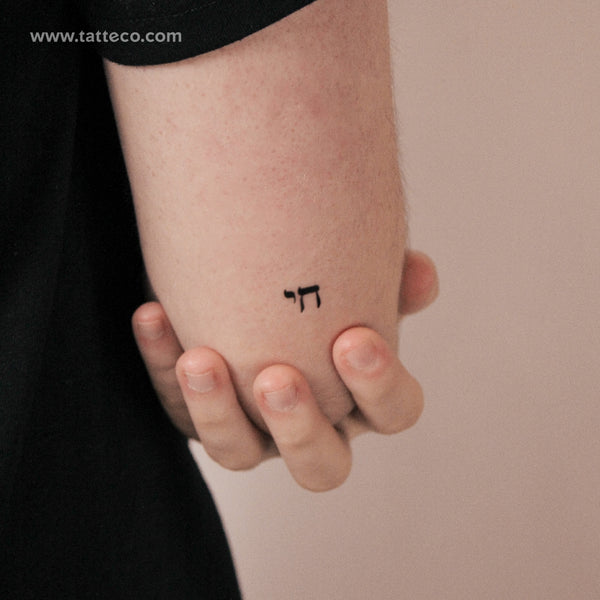 Chai Semi-Permanent Tattoo - Set of 2