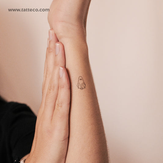 Fine Line Ghost Semi-Permanent Tattoo - Set of 2