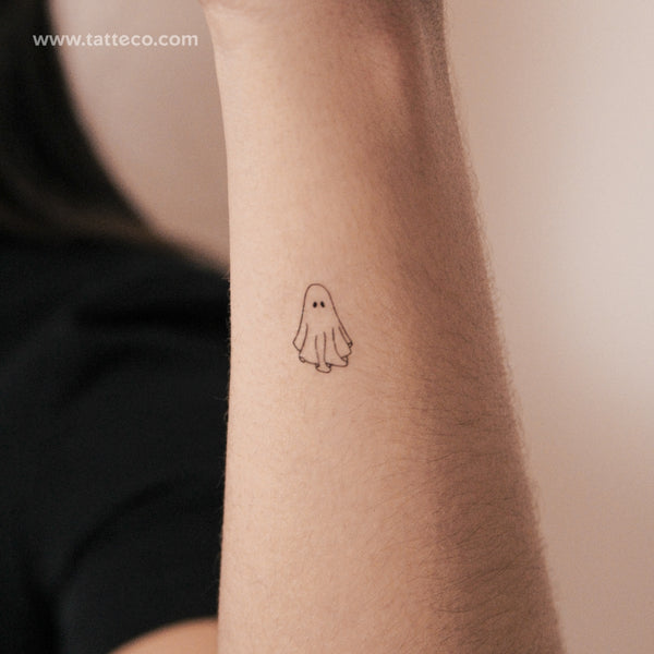 Fine Line Ghost Semi-Permanent Tattoo - Set of 2