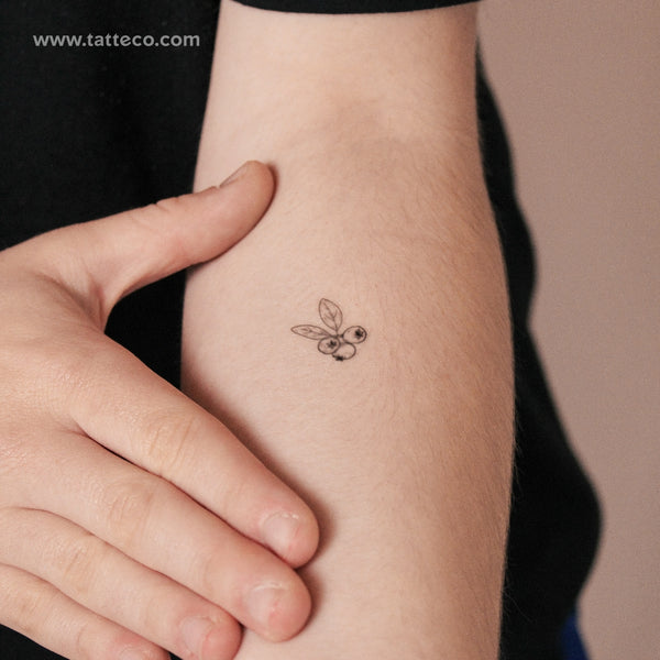 Blueberry Semi-Permanent Tattoo - Set of 2