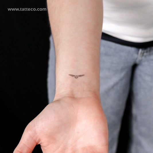Tatuaje semipermanente de Snitch Dorada - Juego de 2