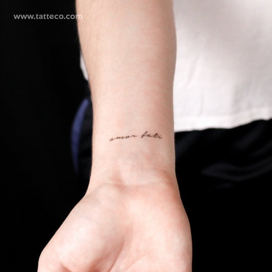 Tatuaje semipermanente Amor Fati - Juego de 2