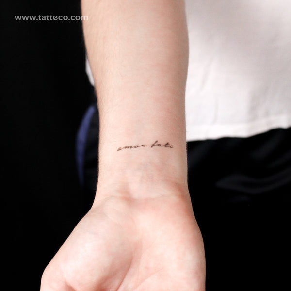 Amor Fati Semi-Permanent Tattoo - Set of 2