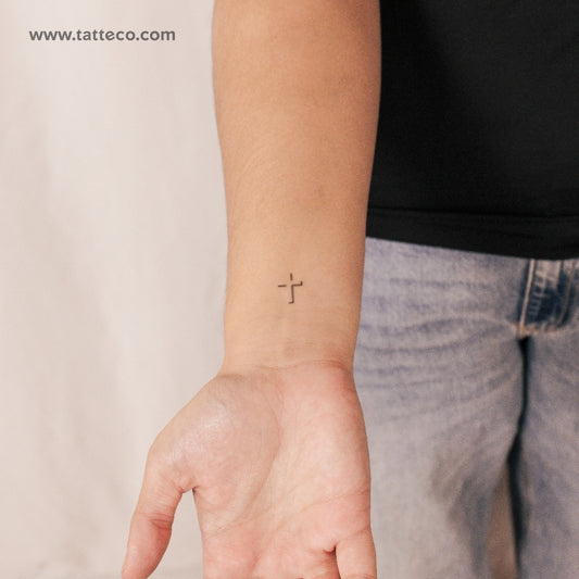 Tatuaje semipermanente Cross Shadow - Juego de 2