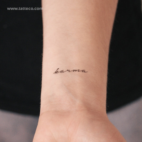 Karma Semi-Permanent Tattoo - Set of 2
