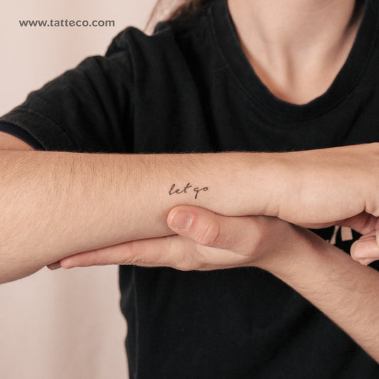 Tatuaje semipermanente Let Go - Juego de 2