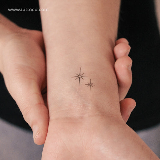 Shining Sparkles Semi-Permanent Tattoo - Set of 2