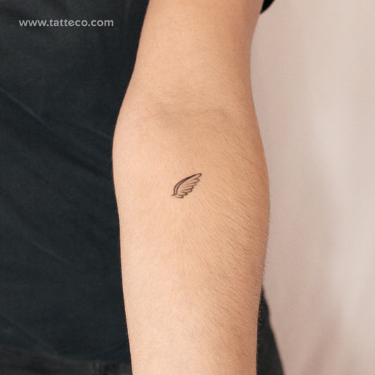 Tatuaje semipermanente del ala derecha - Juego de 2