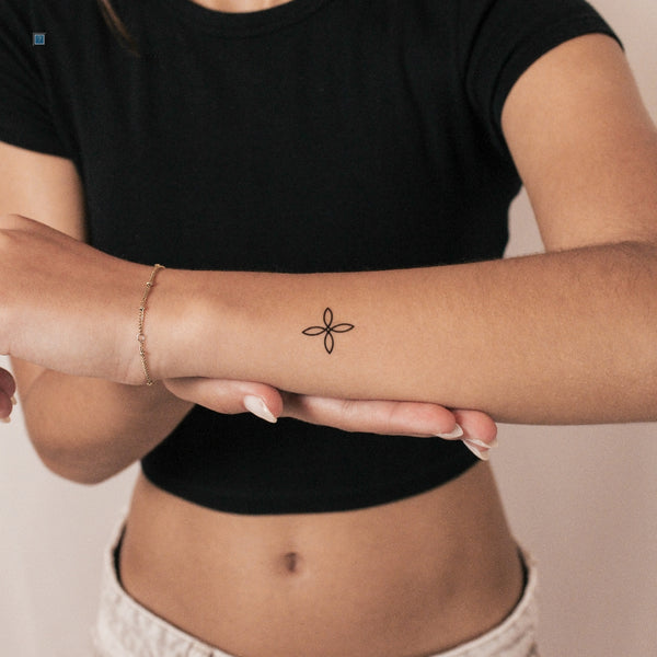 Bowen Cross Semi-Permanent Tattoo - Set of 2