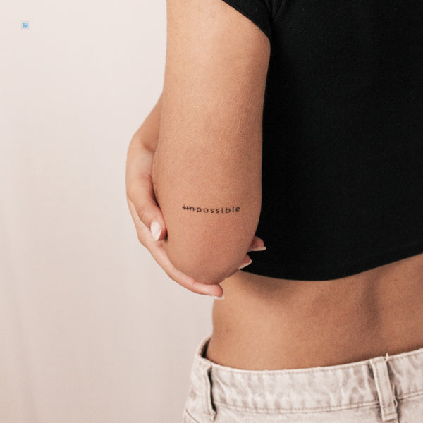 Im Possible Semi-Permanent Tattoo - Set of 2