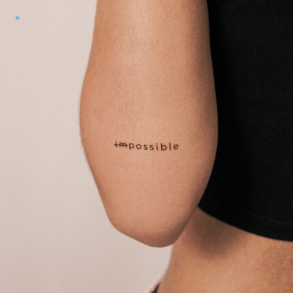 Im Possible Semi-Permanent Tattoo - Set of 2