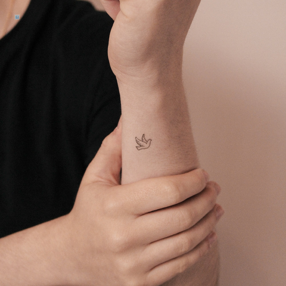 Dove Of Peace Semi-Permanent Tattoo - Set of 2