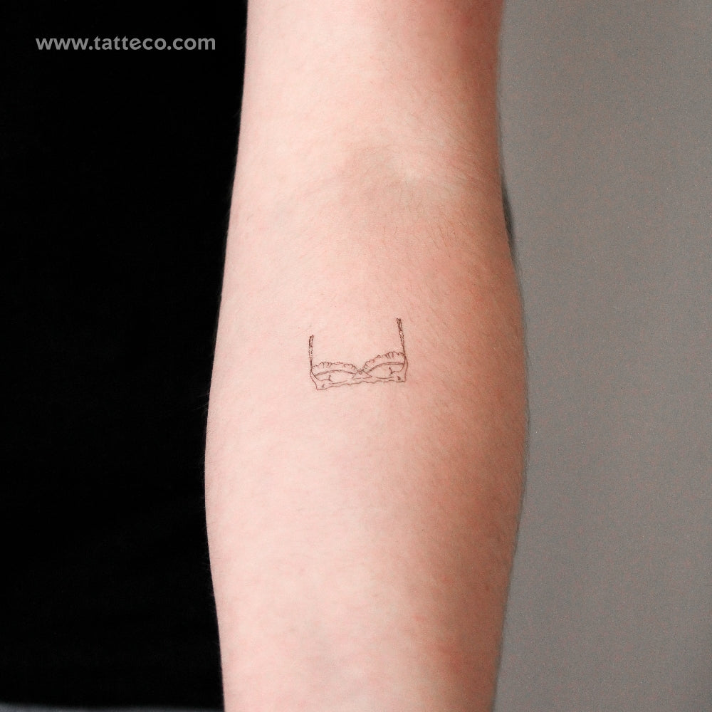 Bra Temporary Tattoo By M3.Ink - Set of 3