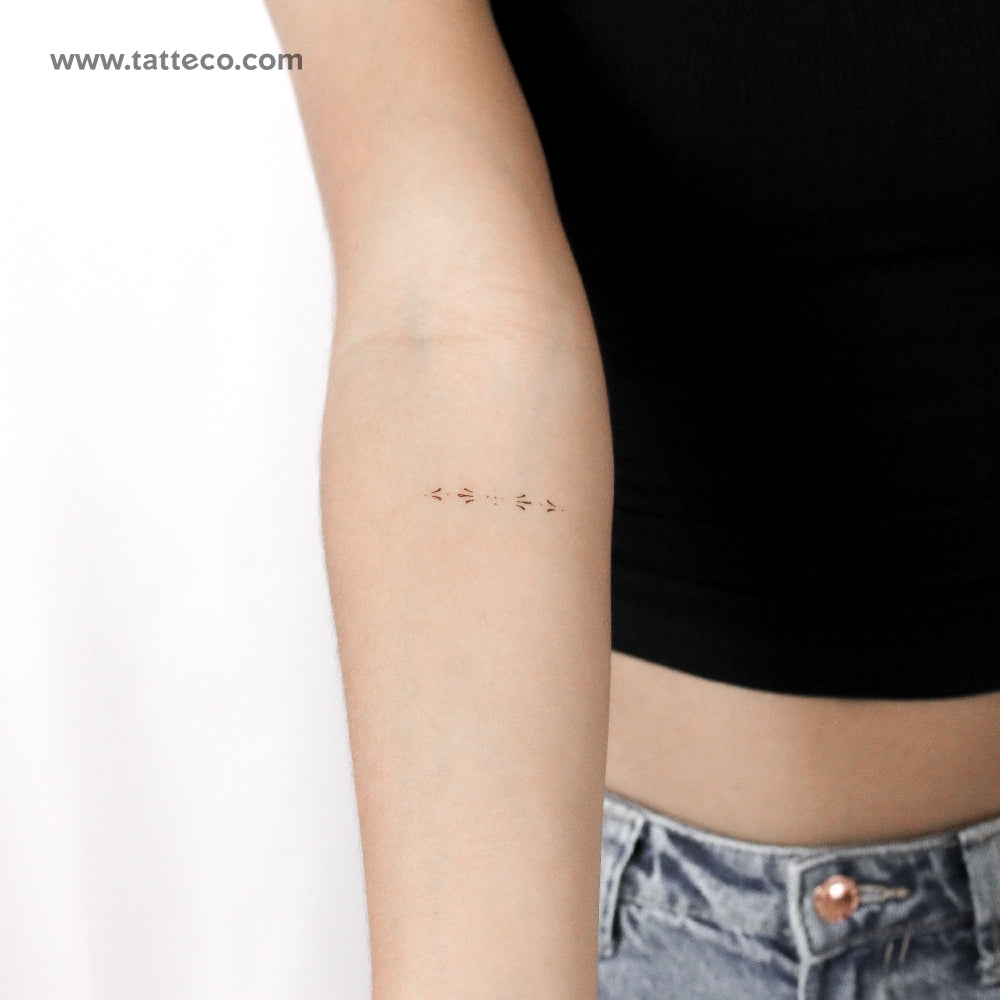 Ornament By M3.Ink Temporary Tattoo - Set of 3