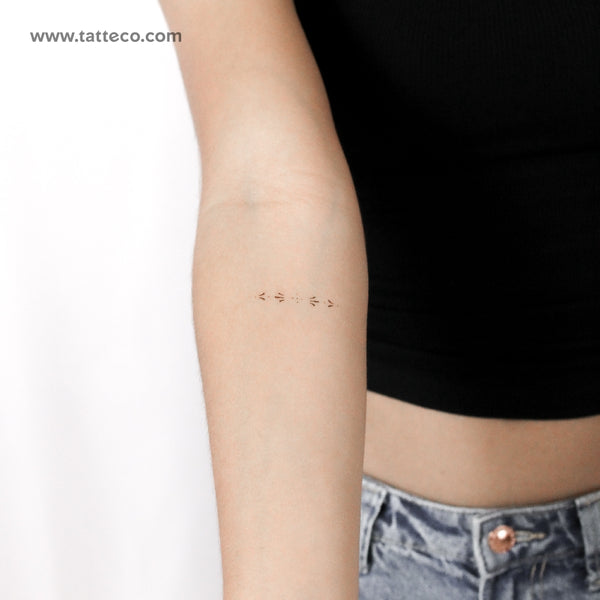 Ornament By M3.Ink Temporary Tattoo - Set of 3