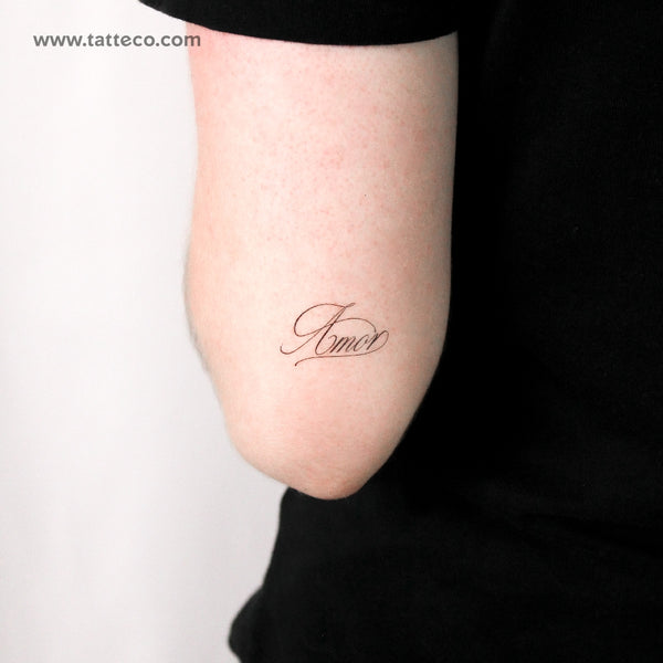 Amor Temporary Tattoo By M3.Ink - Set of 3