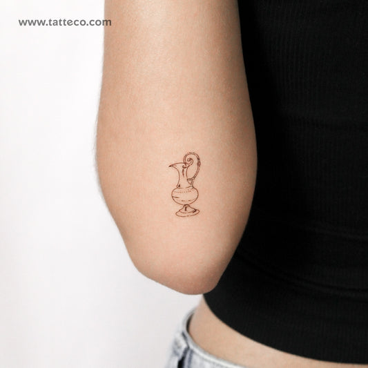 Water Jug Temporary Tattoo by M3.Ink - Set of 3