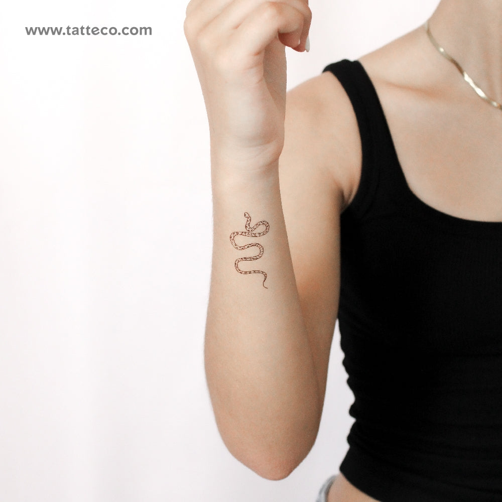 Snake Temporary Tattoo By M3.Ink - Set of 3