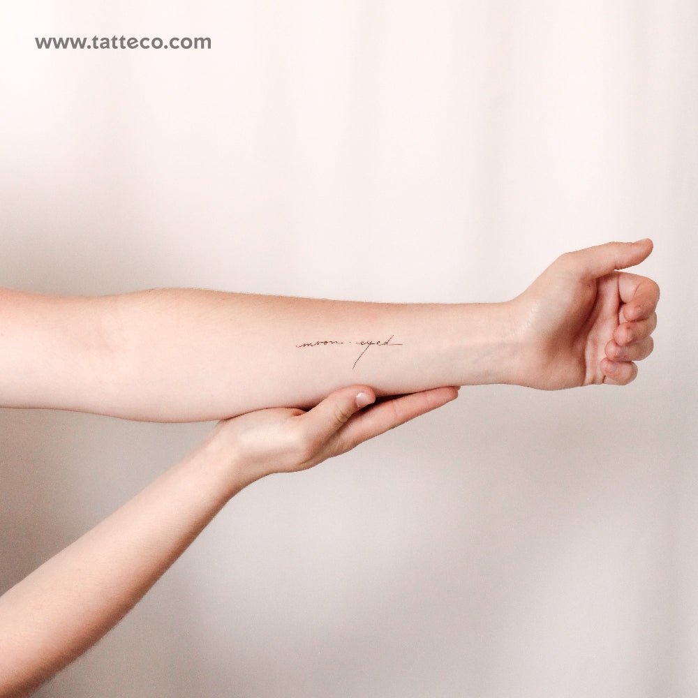 Moon Eyed Temporary Tattoo by M3.Ink - Set of 3