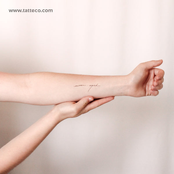 Moon Eyed Temporary Tattoo by M3.Ink - Set of 3