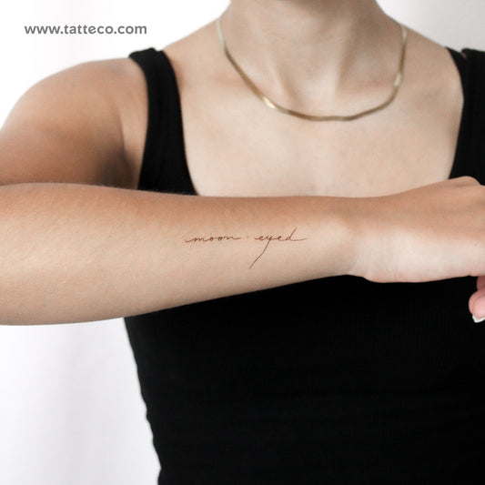 Moon Eyed Temporary Tattoo by M3.Ink - Set of 3