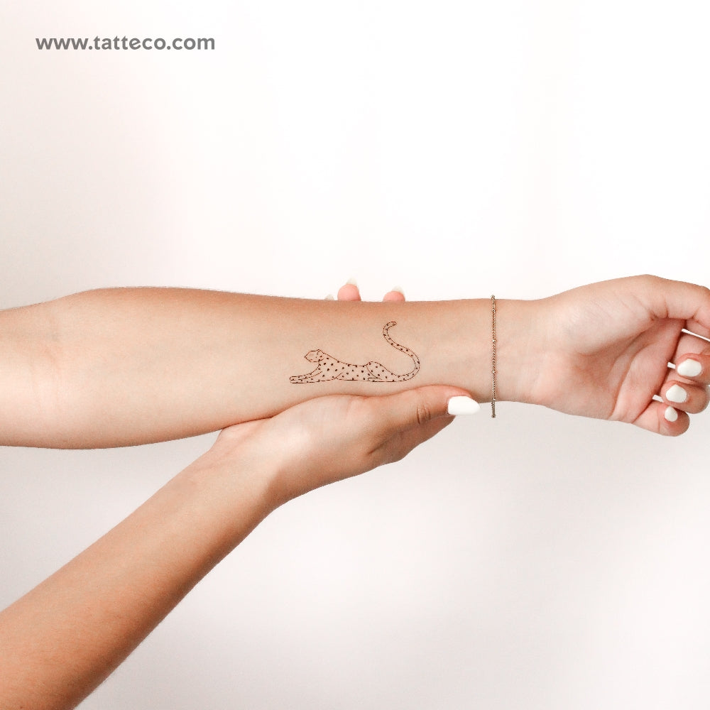 Leopard Temporary Tattoo By M3.Ink - Set of 3