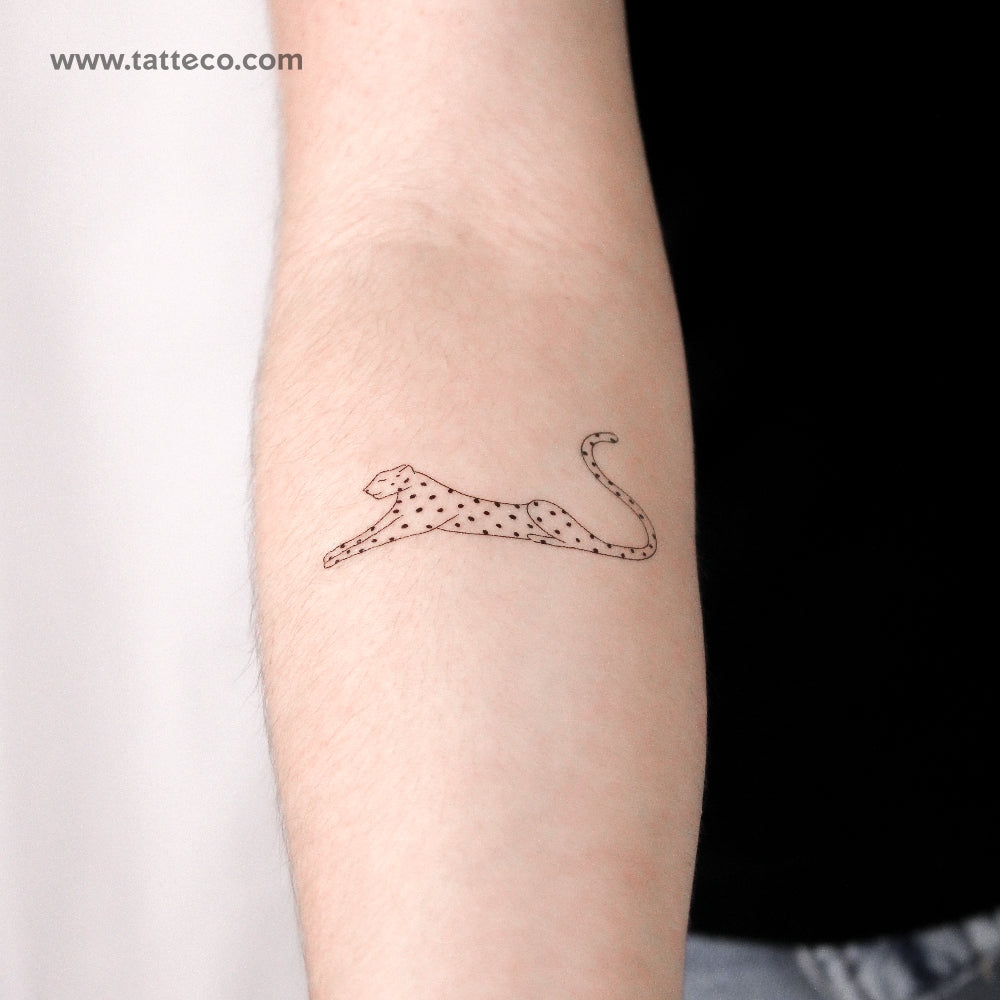 Leopard Temporary Tattoo By M3.Ink - Set of 3