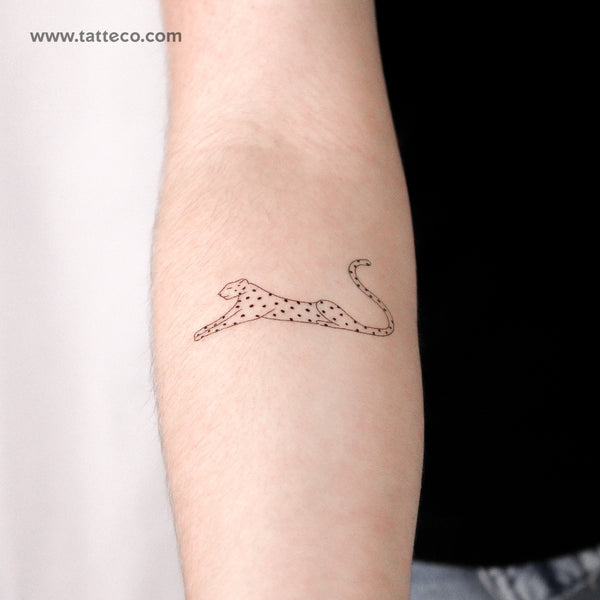 Leopard Temporary Tattoo By M3.Ink - Set of 3