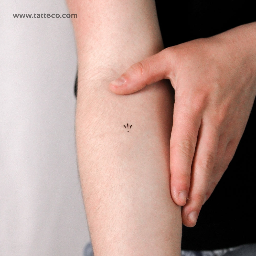Tiny Ornament Temporary Tattoo By M3.Ink - Set of 3