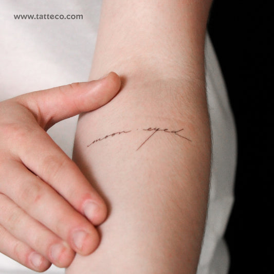 Moon Eyed Temporary Tattoo by M3.Ink - Set of 3