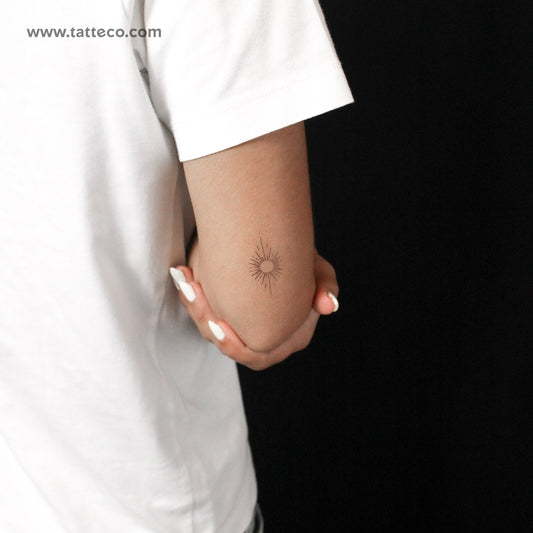 Sun Temporary Tattoo By M3.Ink - Set of 3