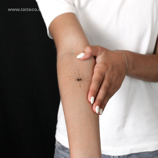 Eye Temporary Tattoo By M3.Ink - Set of 3