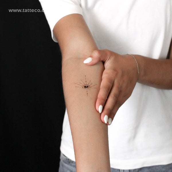 Eye Temporary Tattoo By M3.Ink - Set of 3