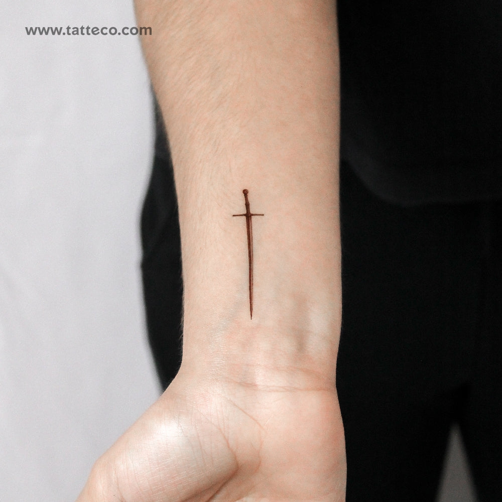 Sword Temporary Tattoo - Set of 3