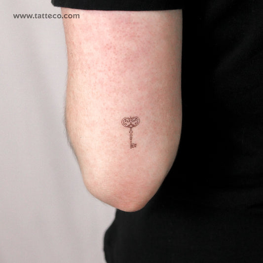 Vintage Key Temporary Tattoo By M3.Ink - Set of 3