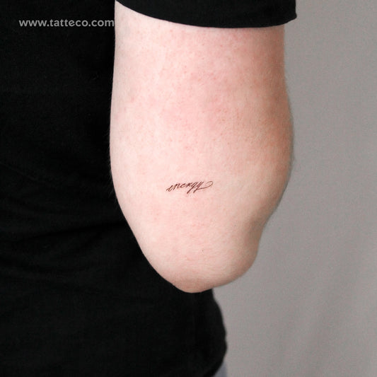 Energy Temporary Tattoo By M3.Ink - Set of 3