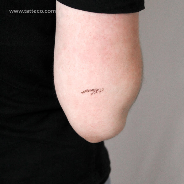 Energy Temporary Tattoo By M3.Ink - Set of 3