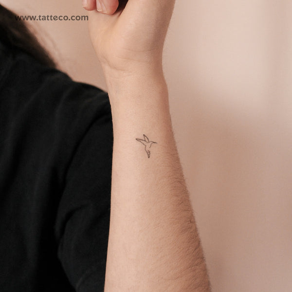 Little Hummingbird Semi-Permanent Tattoo - Set of 2