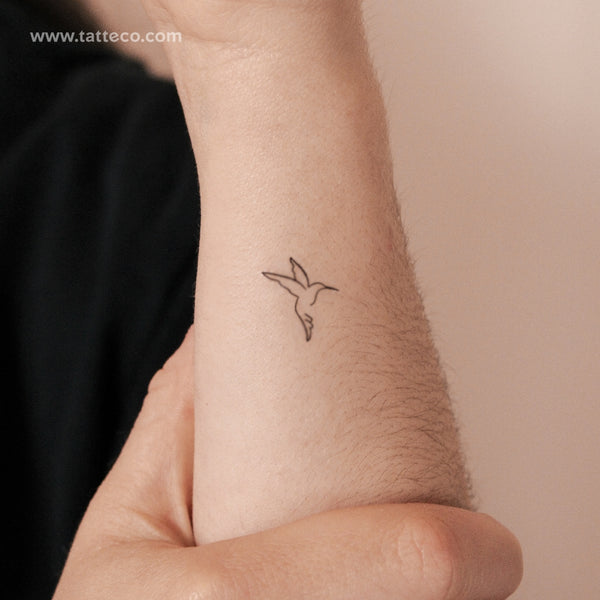 Little Hummingbird Semi-Permanent Tattoo - Set of 2