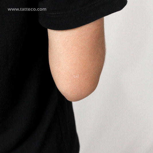Little White Butterfly Temporary Tattoo - Set of 3