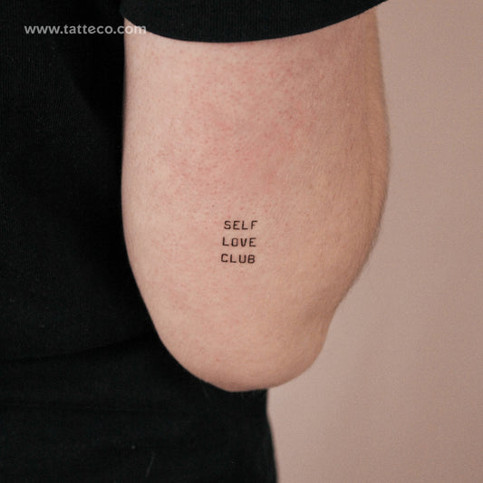 Self Love Club Semi-Permanent Tattoo - Set of 2