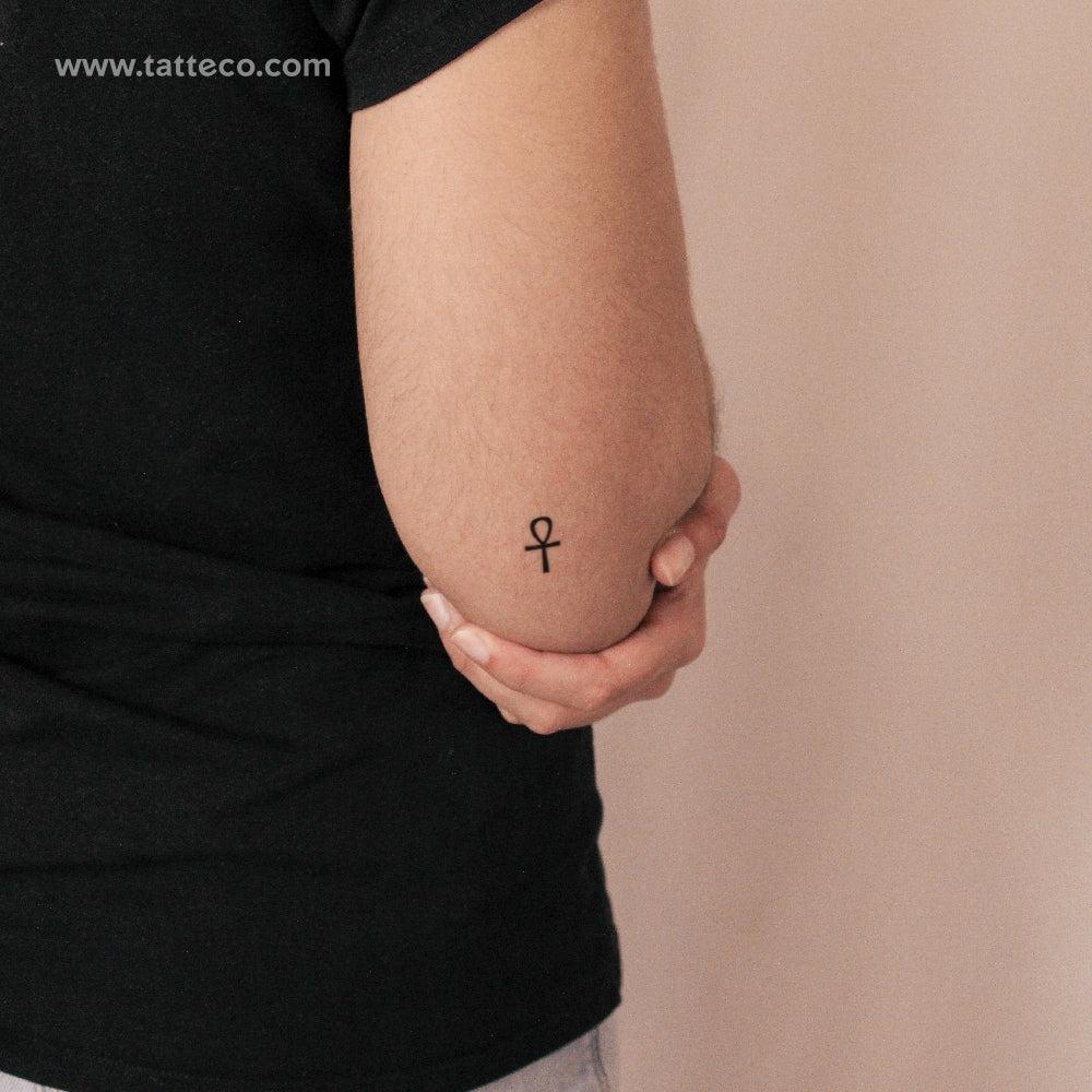 Small Ankh Semi-Permanent Tattoo - Set of 2